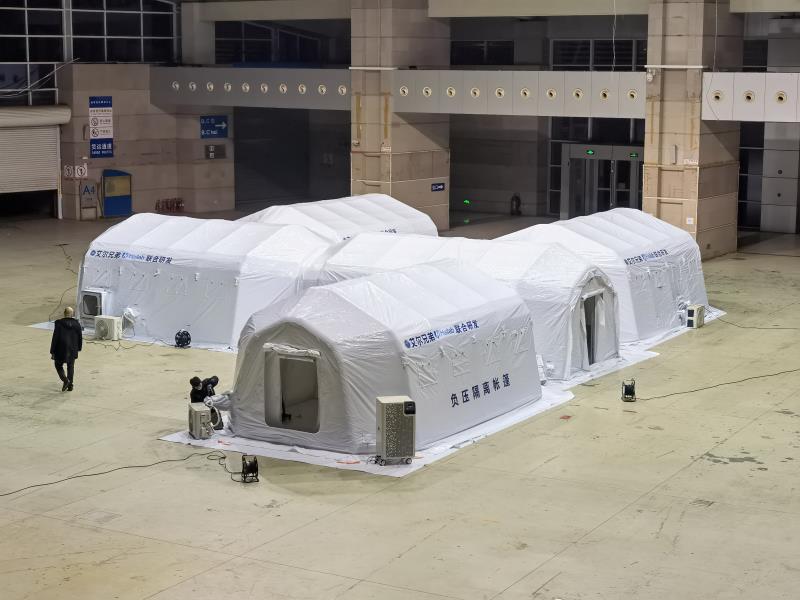 艾爾兄弟氣膜核酸檢測(cè)實(shí)驗(yàn)室在威海投入使用