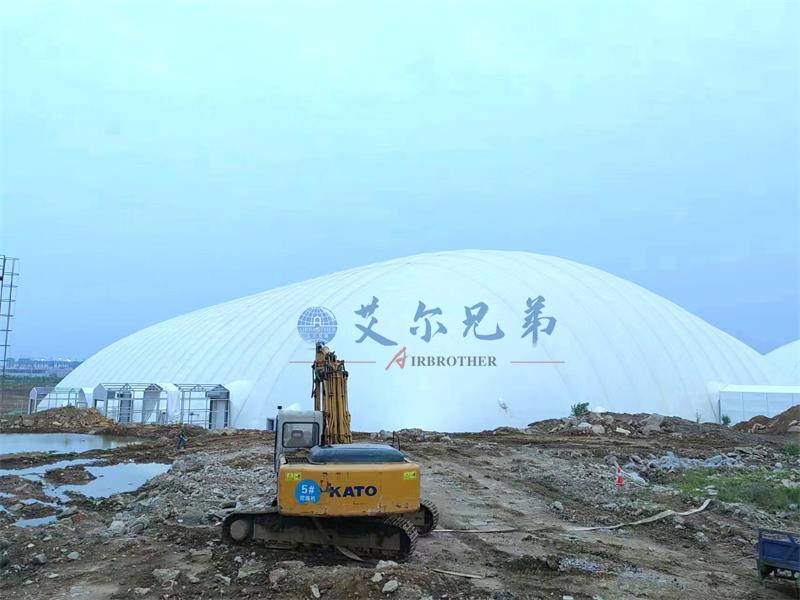 氣膜儲煤大棚，新型環保棚